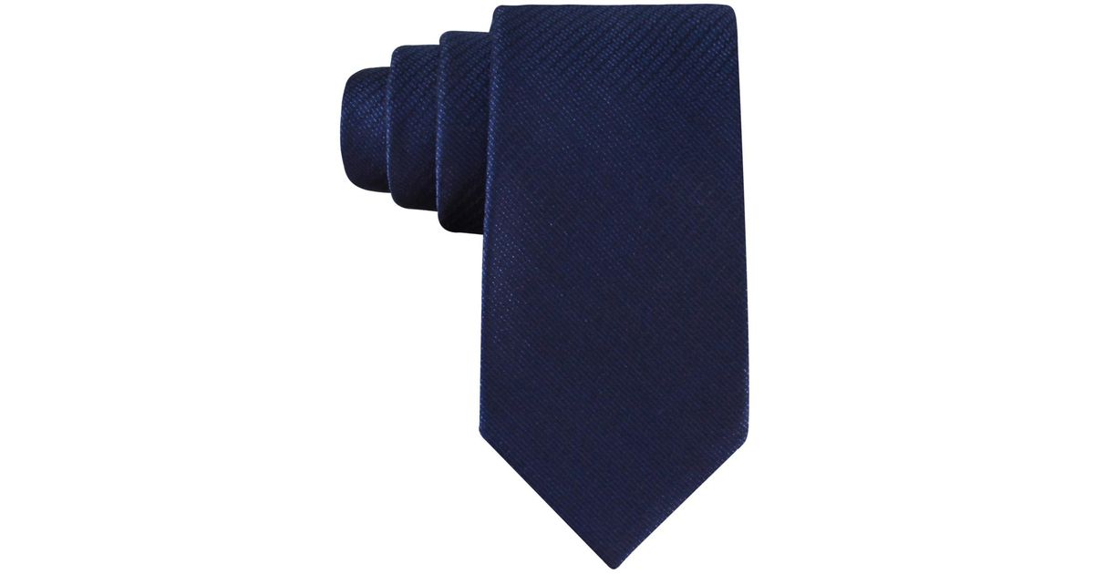 Unsolid Ring Calvin Klein Dalmas Unsolid Solid Classic Tie in Blue for Men | Lyst