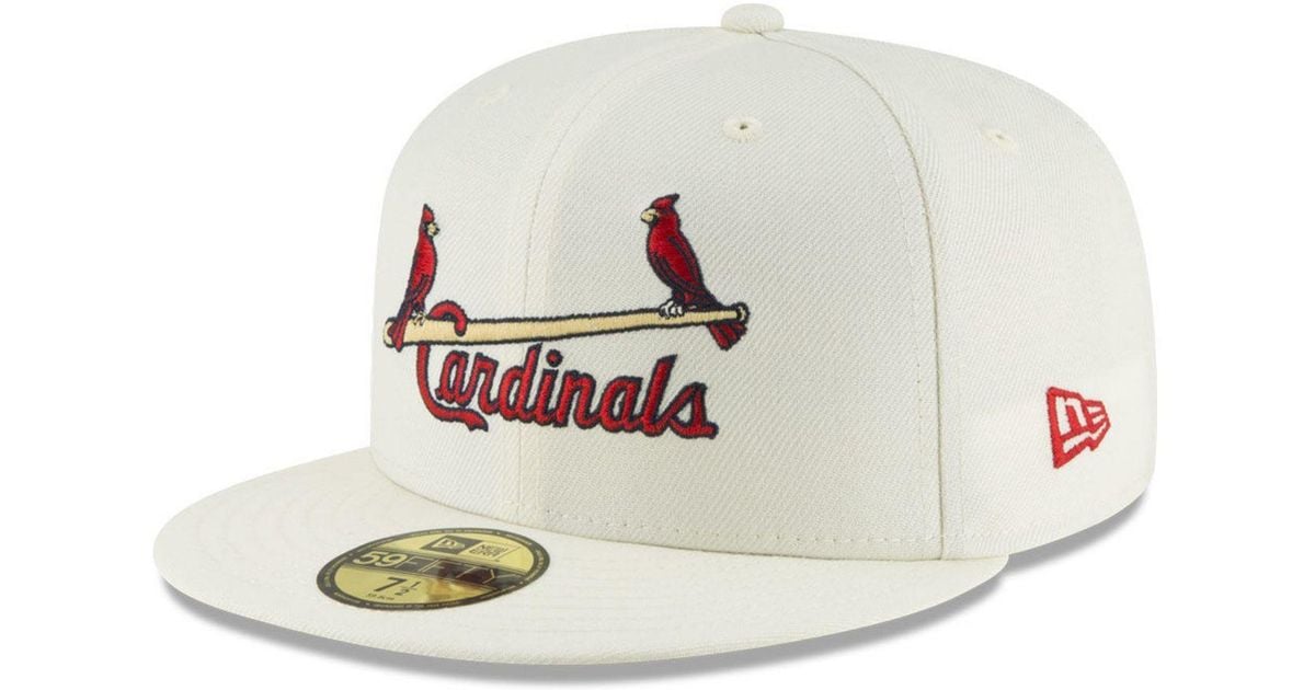 KTZ St. Louis Cardinals Vintage World Series Patch 59fifty Cap for Men
