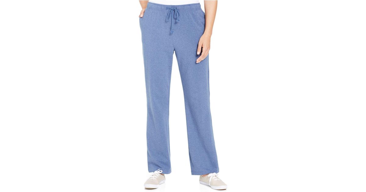 karen scott drawstring active pants