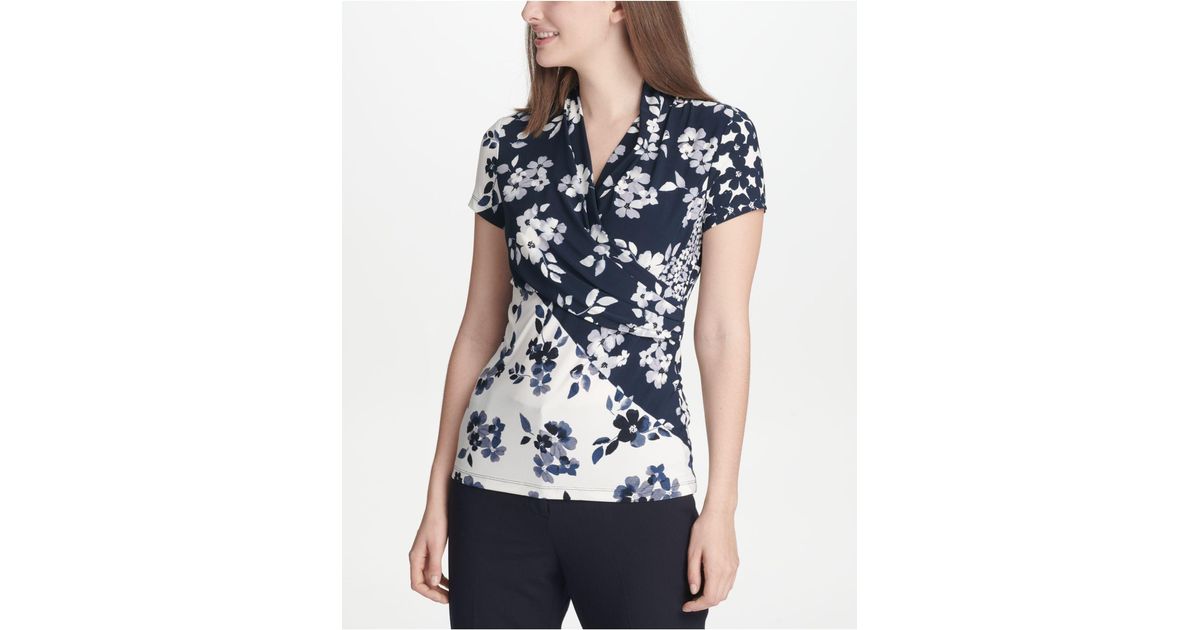 dkny ruched top