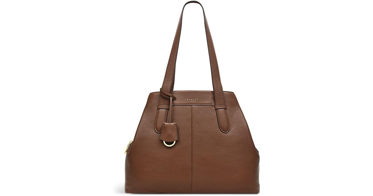 Radley Piccardy Hill Medium Zip Top Shoulder Bag in Brown Lyst