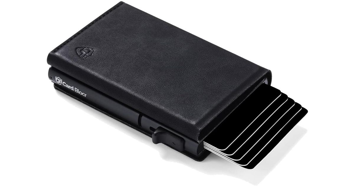 Conceal Plus Card Blocr Slim Rfid Blocking Credit Card Wallet Black Pu ...
