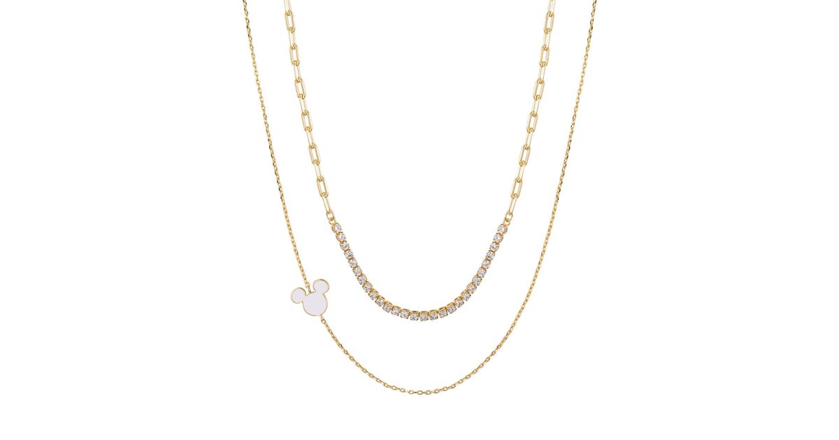 Macy's 2-Pc. Set Diamond Lariat Adjustable Layered Necklaces (1/10 ct.  t.w.) in Sterling Silver | CoolSprings Galleria