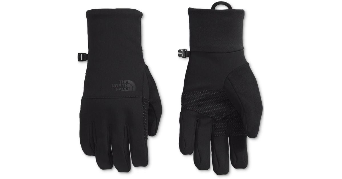 The North Face Apex Insulated E-tip Logo Gloves in Black for Men | Lyst