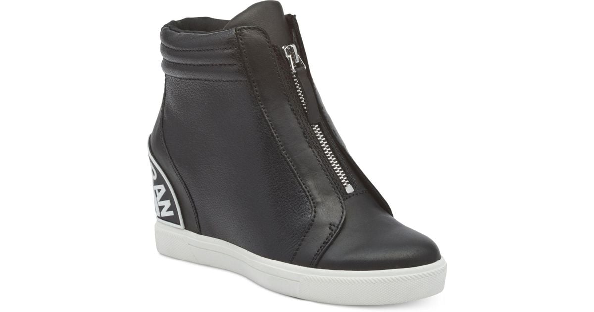 dkny connie wedge sneaker