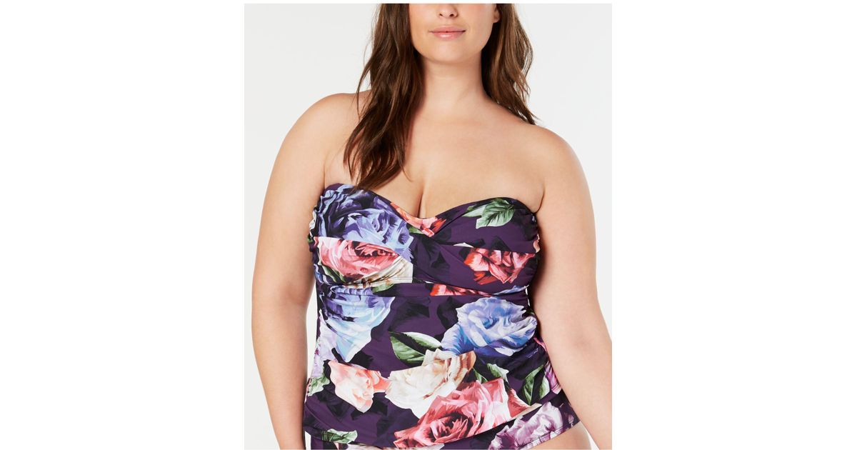 la blanca bandeau tankini