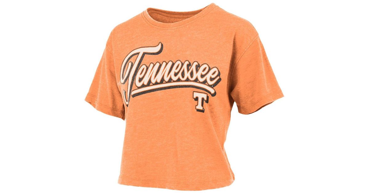Pressbox Distressed Tennessee Volunteers Team Script Harlow Vintage