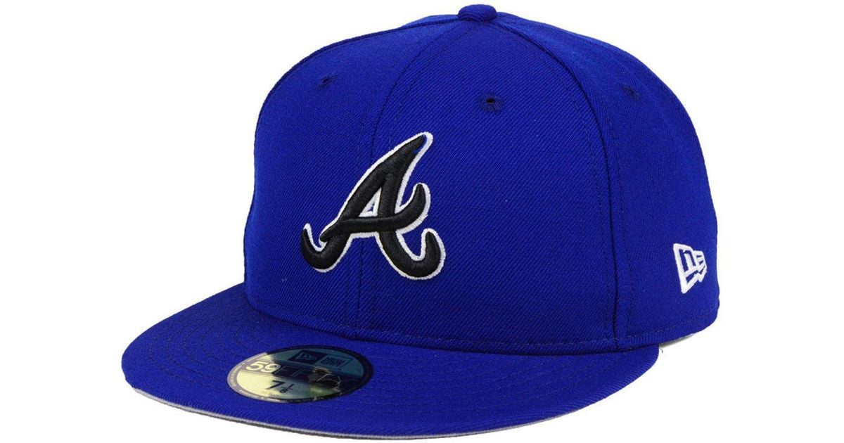 atlanta braves hat blue