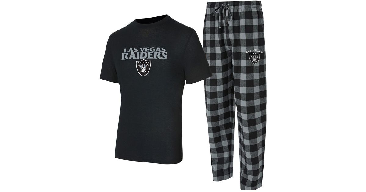 Flannel Pants Mens Raiders Pajama Pants Concepts Sport 2-piece