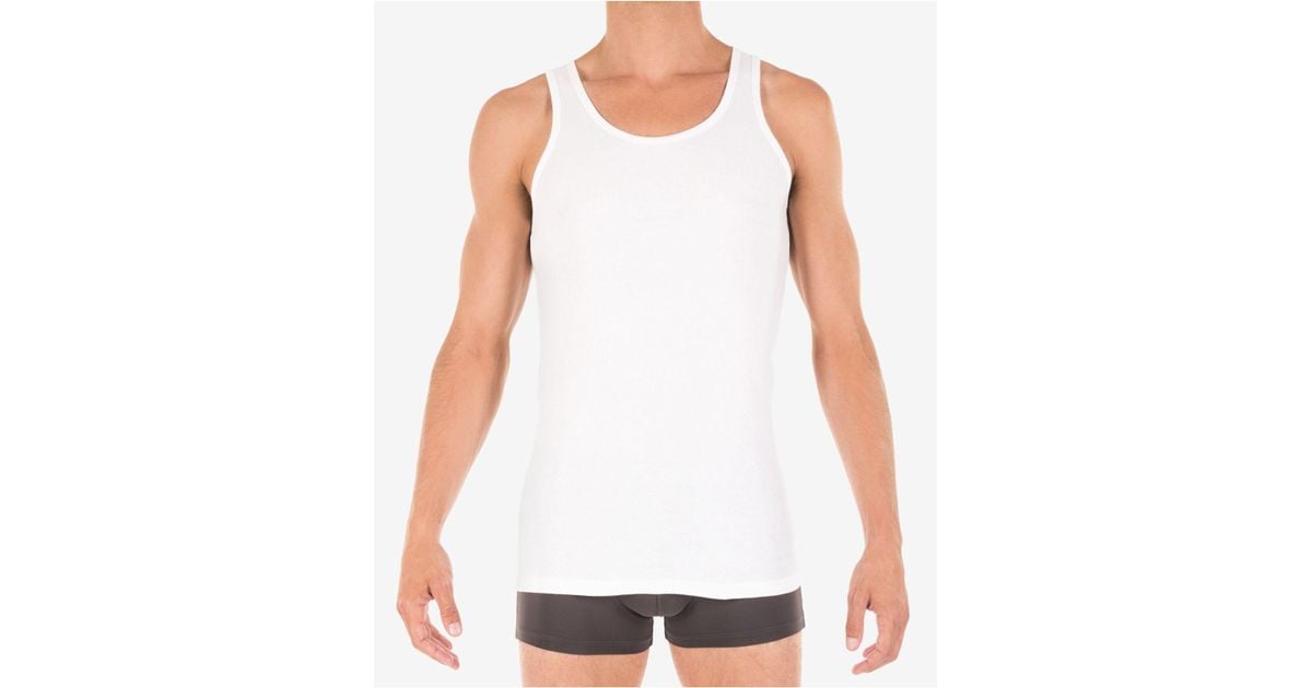 Tommy Hilfiger Cotton Classic Tank, 3 Pack in White for Men Lyst