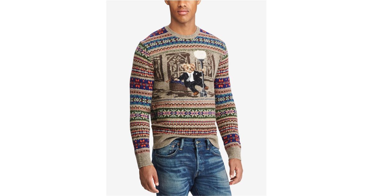Iconic Bear Isle Sweater for Men 
