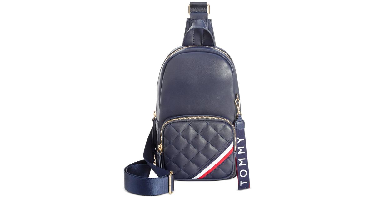 tommy hilfiger sling backpack