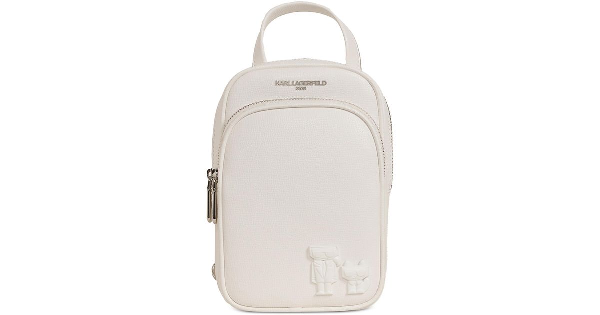 Karl Lagerfeld Paris Maybelle Small Bright White Backpack Karl Lagerfeld Paris Maybelle Small Bright | Mercari main image 2