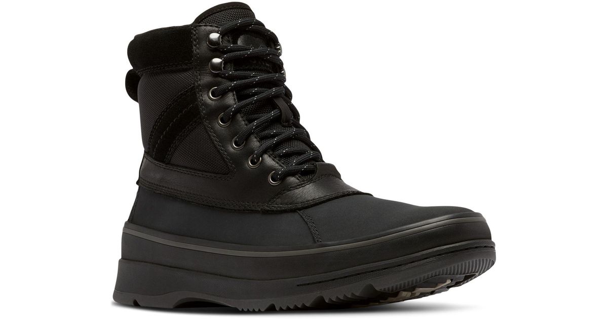 sorel men's ankeny ii mid 100g waterproof winter boots
