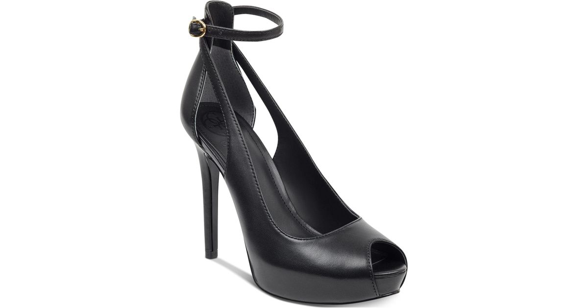 guess holie detail dress platform pumps