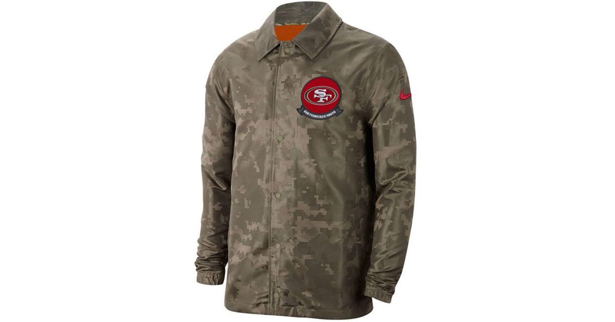 49ers bomber jacket salute to service