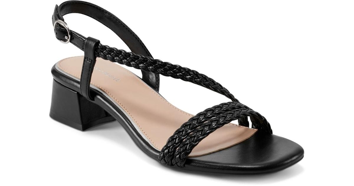 Easy Spirit Sagie Block Heel Dress Sandals in Black Lyst