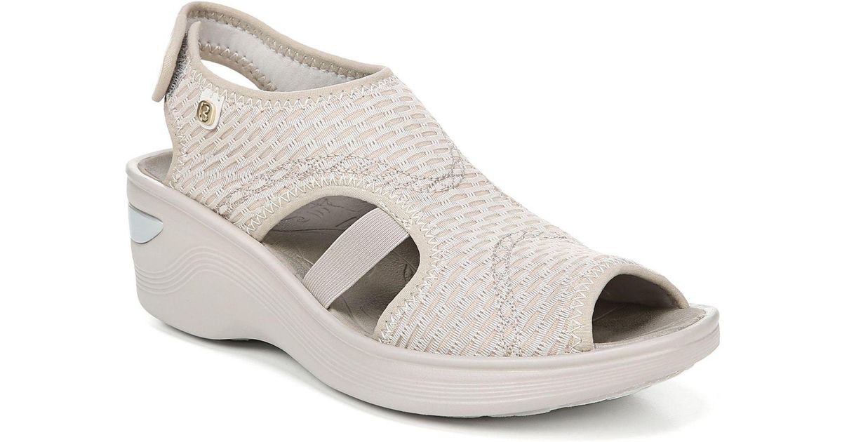 Bzees Dream Washable Wedge Sandals in Beige (Natural) - Save 30% - Lyst