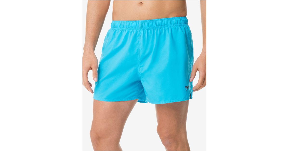 Speedo Synthetic Quickdry Performance Surf Runner 3" Swim Trunks in Blue for Men Lyst