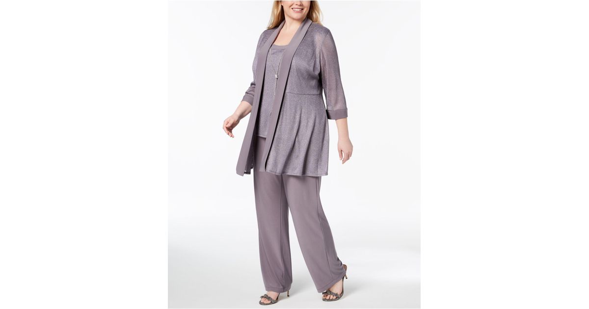 rm richards plus size pant suits