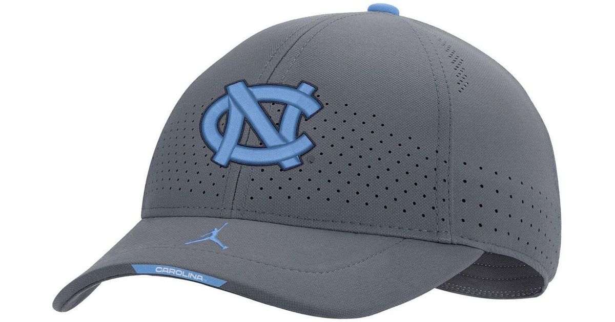 Nike Brand Gray North Carolina Tar Heels Sideline Classic99 Performance Flex Hat in Blue for Men