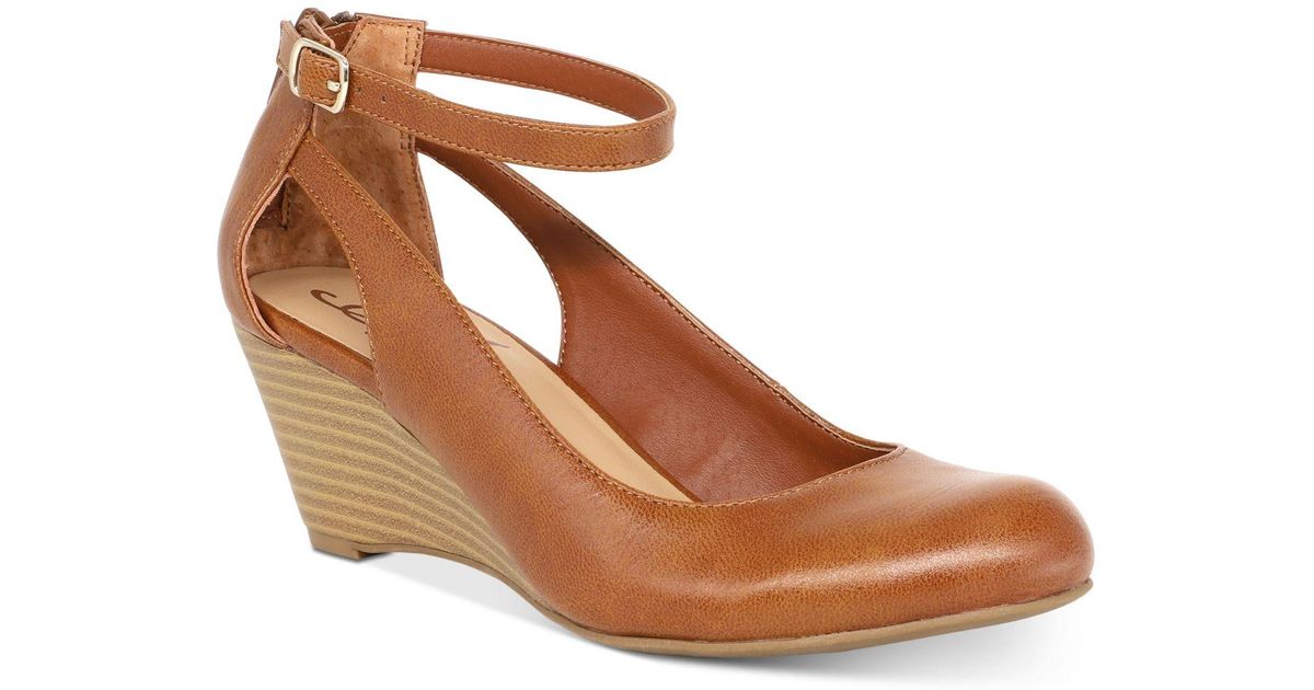 american rag miley chop out wedges