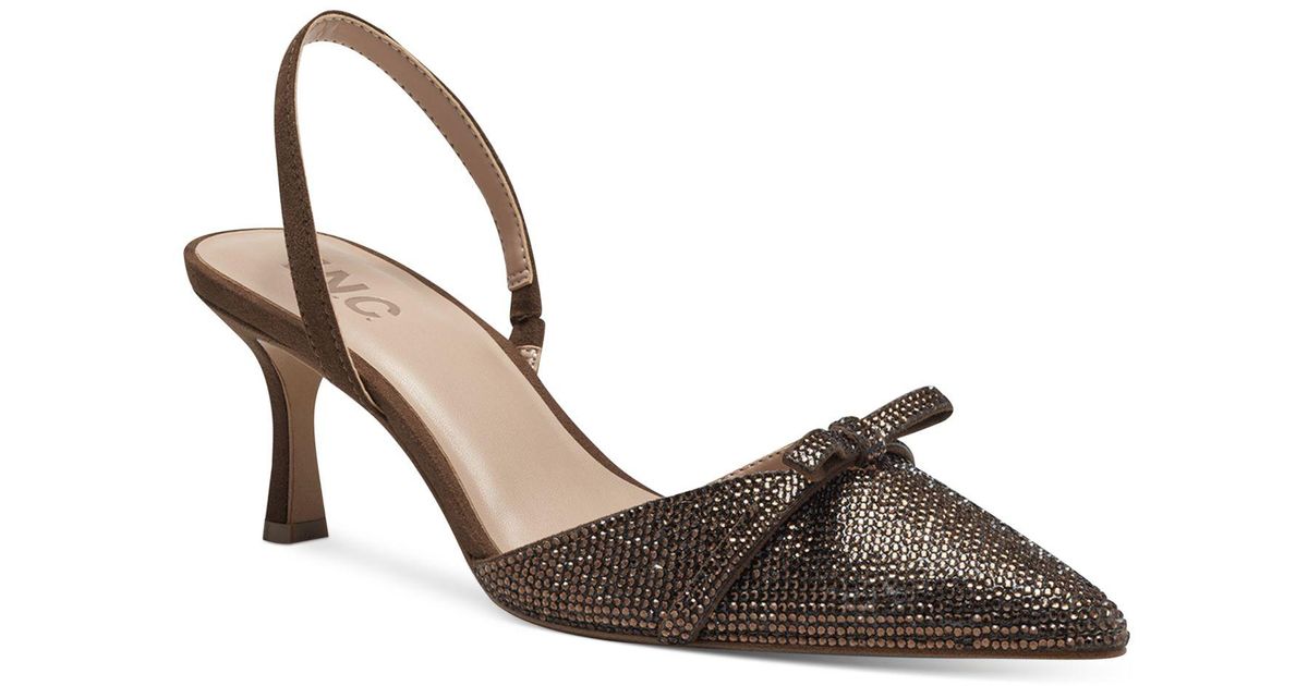 INC International Concepts Gelsey Slingback Kittenheel Pumps, Created For Macy's Lyst