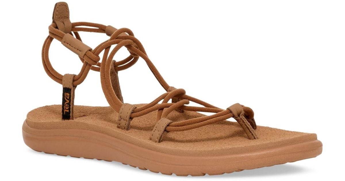 Teva Voya Infinity Sandals in Brown Lyst
