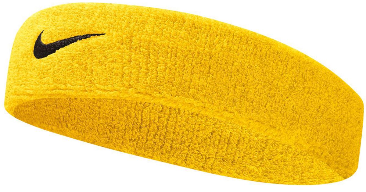 Nike Swoosh Headband - 2" in Yellow | Lyst