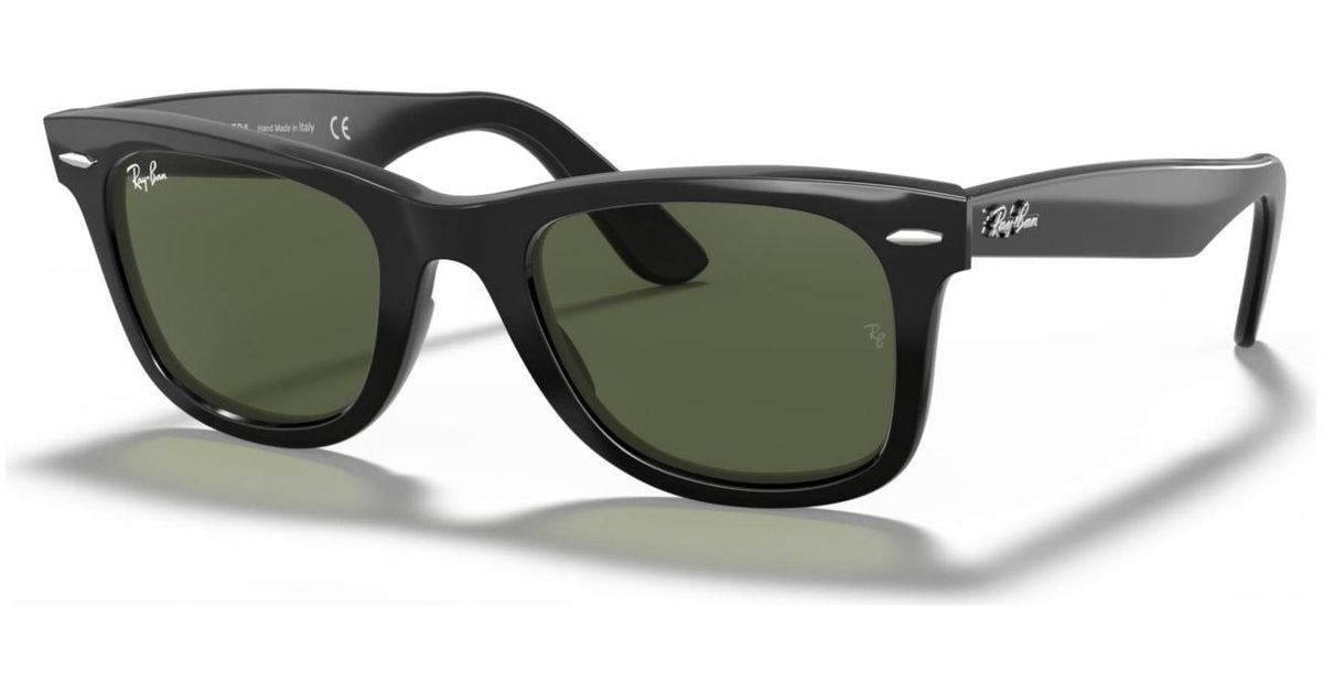 RayBan Unisex Low Bridge Fit Sunglasses, Rb2140f Original Wayfarer