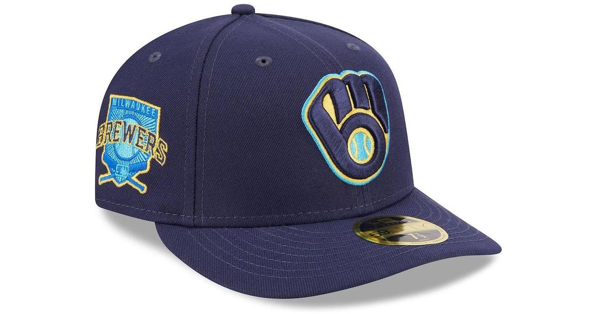 KTZ Navy Milwaukee Brewers 2023 Mlb Father's Day Low Profile 59fifty
