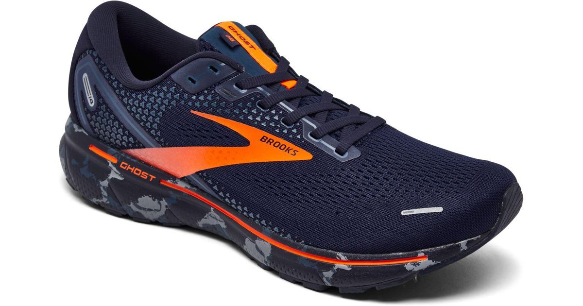 Brooks Synthetic Ghost 14 Camo Running Sneakers From Finish Line in