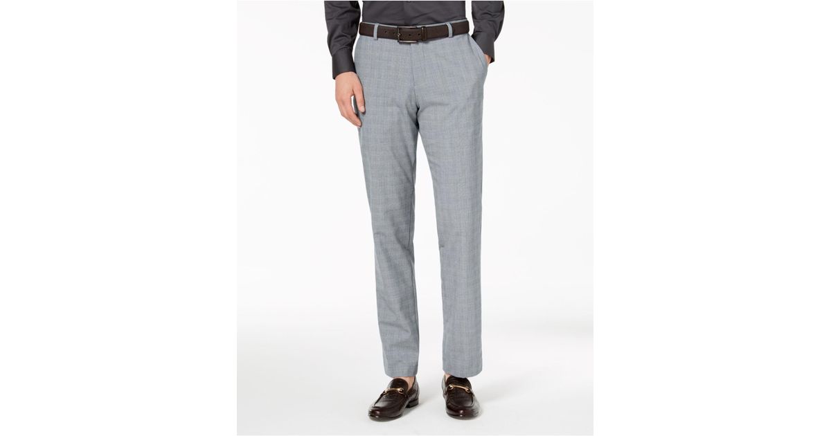 Calvin Klein Slim-fit Infinite Style 4-way Stretch Pants in Gray for Men |  Lyst