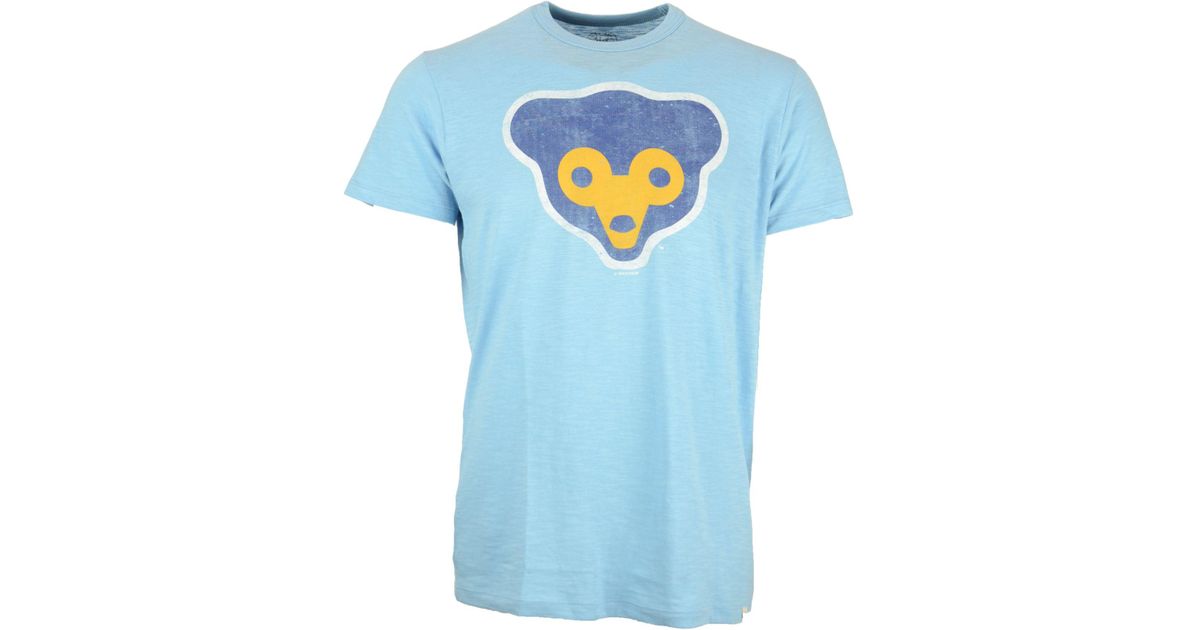 blue cubs shirt