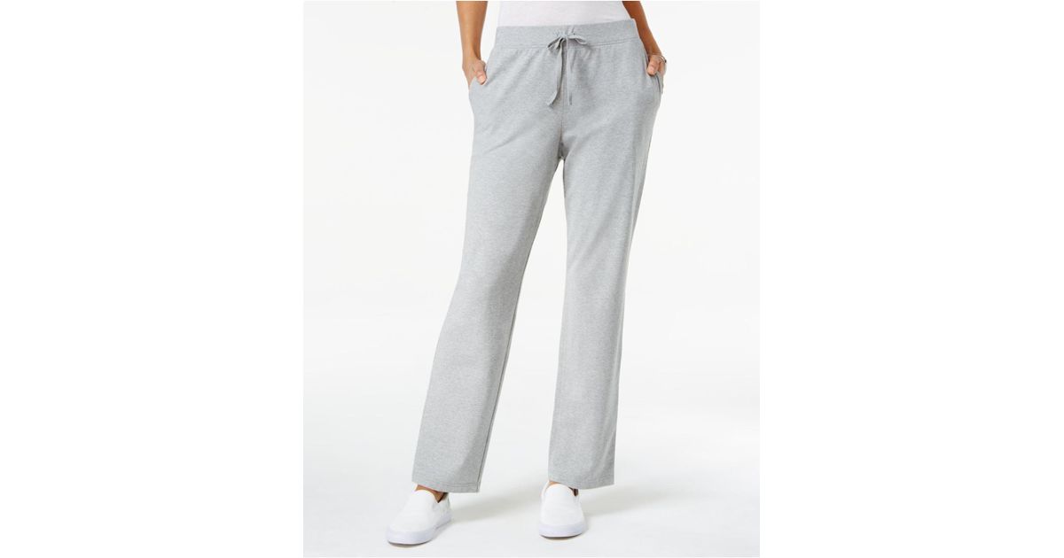 karen scott drawstring active pants