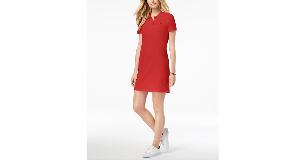 red sport dress