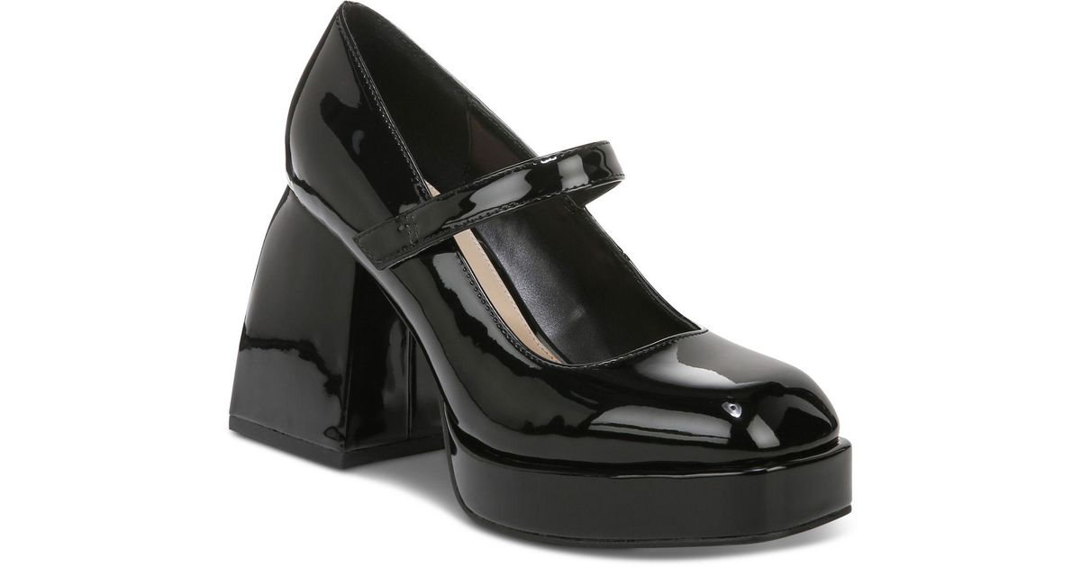 Bar Iii Nexie Mary Jane Pumps, Created For Macy's in Black Patent (Black) | Lyst