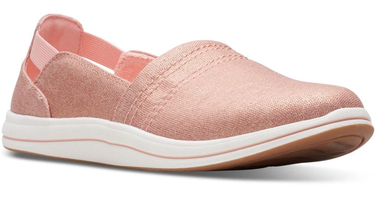 clarks cloudsteppers slip on