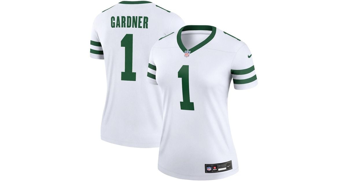 Nike Sauce Gardner New York Jets Alternate Legend Jersey in White Lyst
