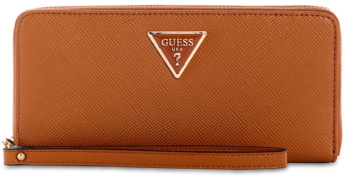 guess laurel large zip around