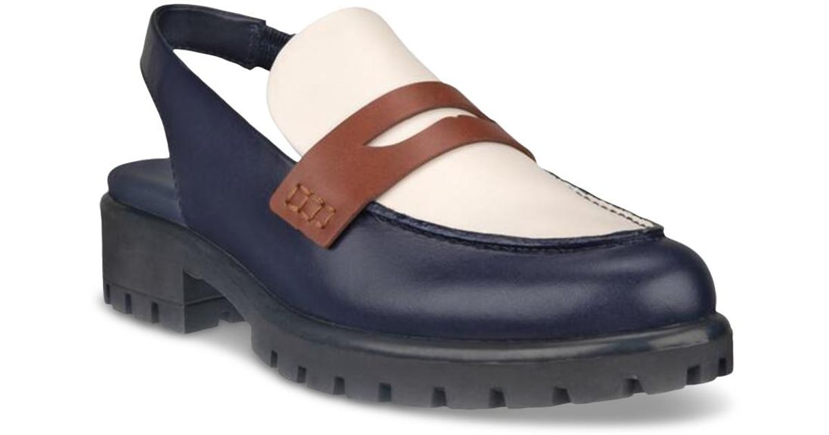 Saevriah | Blue Slingback Loafers main image 1