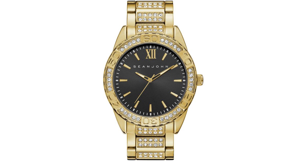 Sean john watch discount gold