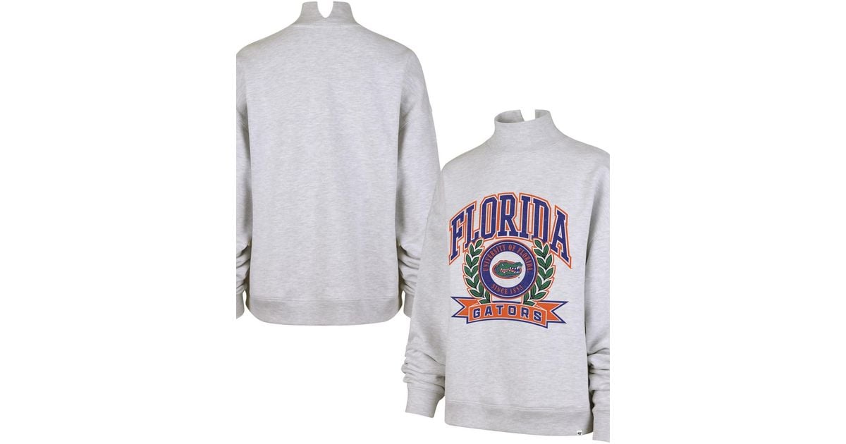 '47 Florida Gators Laurel Arch Mock Neck Sweatshirt in Gray | Lyst