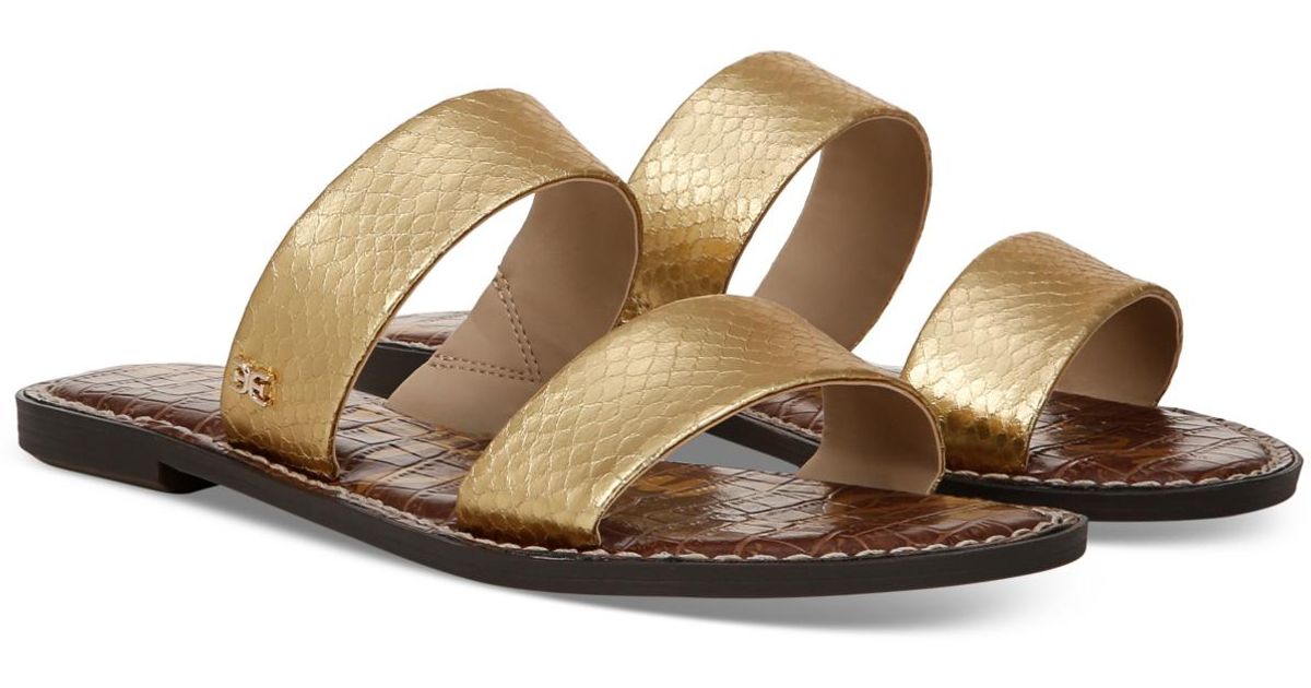 Sandali Donna Sam Edelman Nerissa Slide - Pelle, Con Fibbia Oversize, Tacco 4,1 Cm, Taglia 39.5 EU