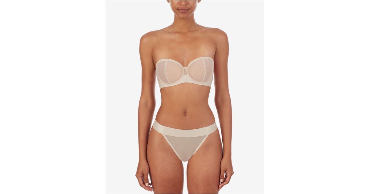 DKNY Sheers Strapless Mesh Bra Dk4939 in White Lyst