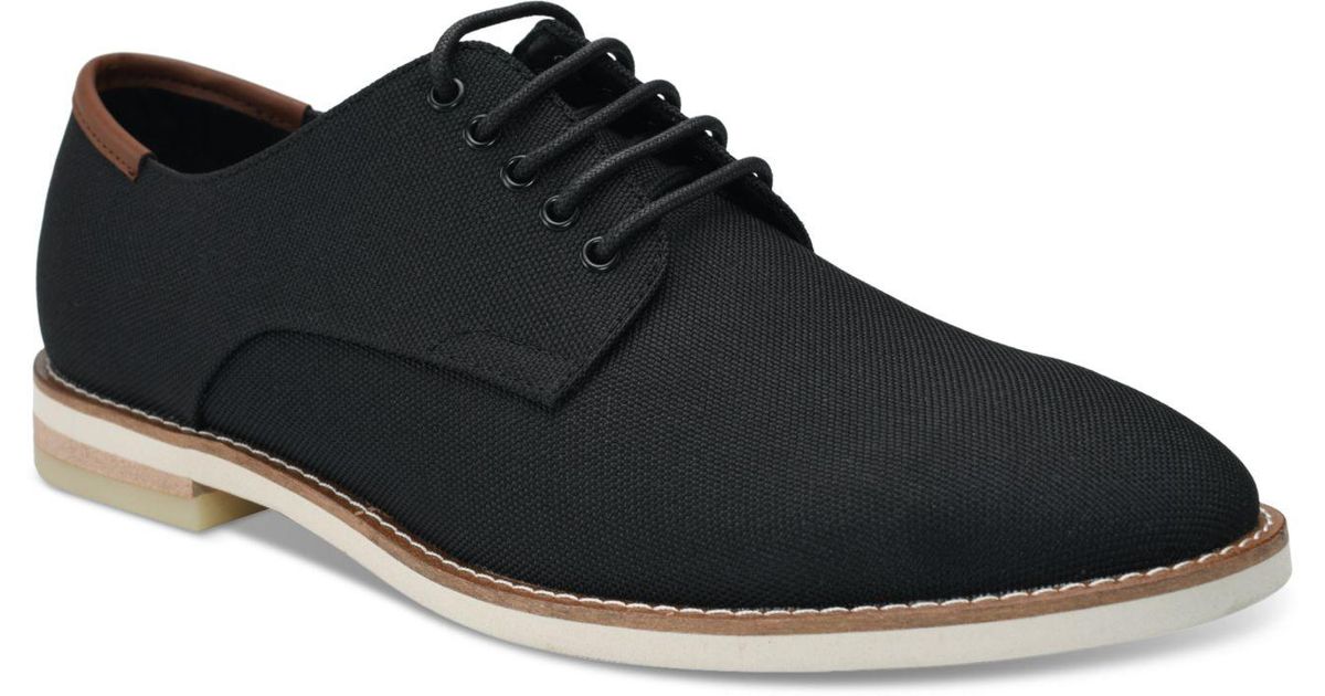 Calvin Klein Adeso Lace-up Derby Shoes in Black for Men | Lyst