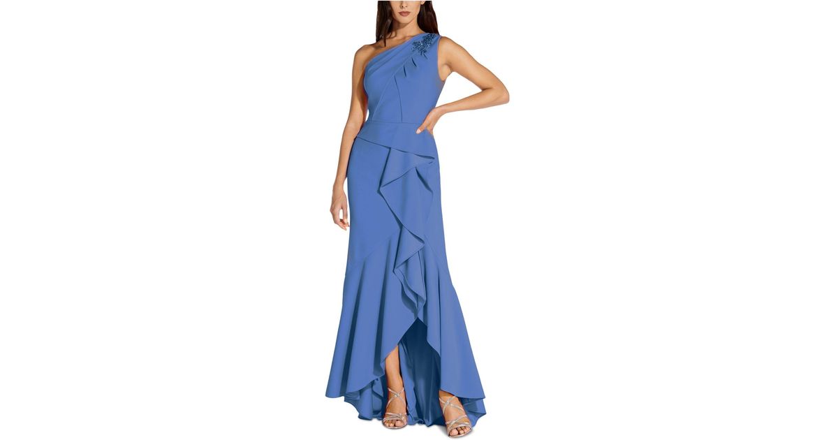 gown with one shoulder