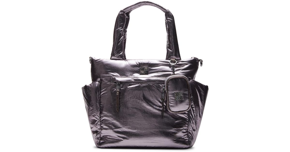 Steve Madden Cobie Nylon Tote in Black Lyst
