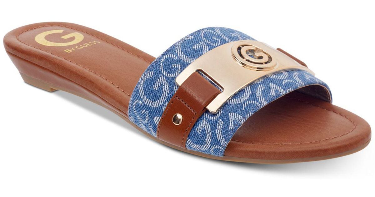 jeena slide flat sandals