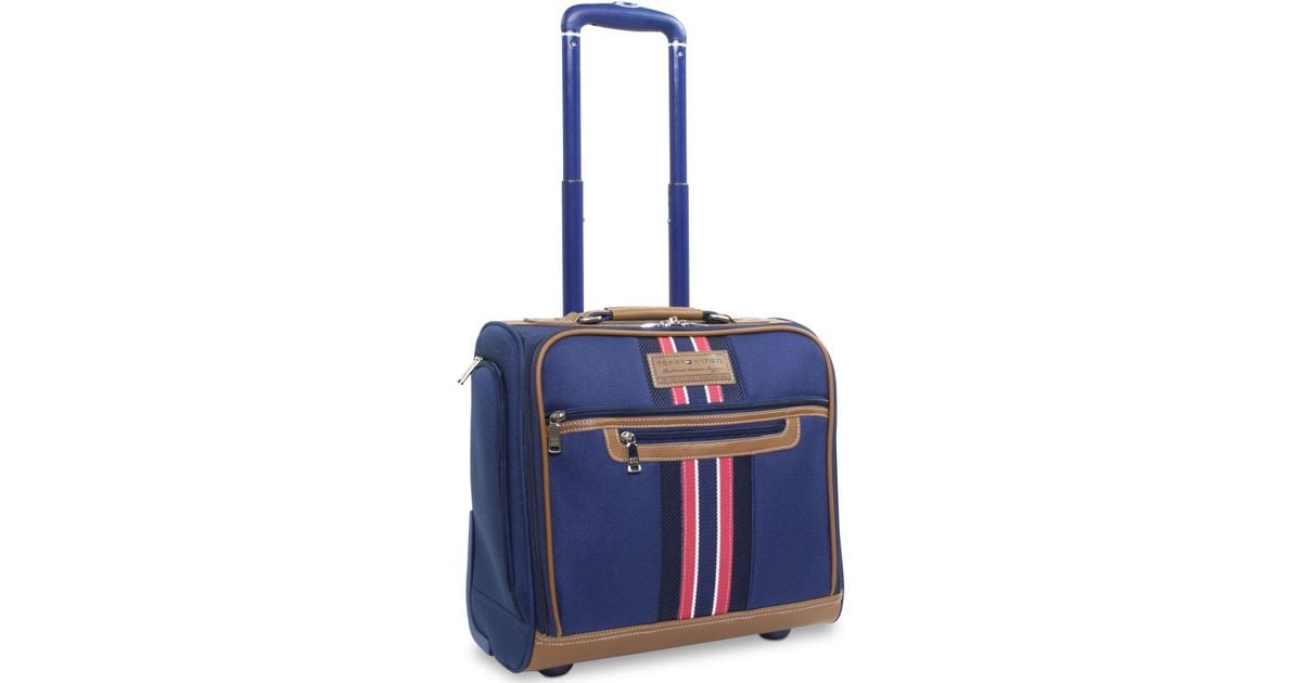 tommy hilfiger carry on suitcase